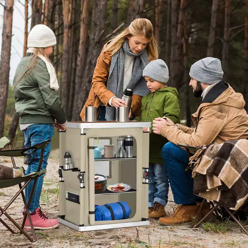 Table de camping pliable multicolore, individuelle