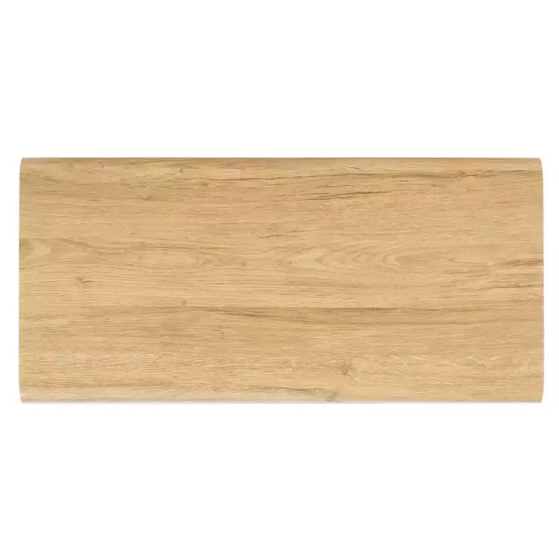 Support de rangement à roulettes noir / chêne / blanc pour équipements de sport, métal et MDF, rangement au sol
