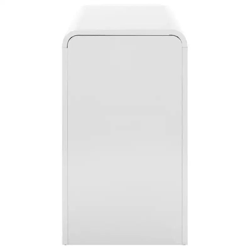 Support de rangement à roulettes noir / chêne / blanc pour équipements de sport, métal et MDF, rangement au sol