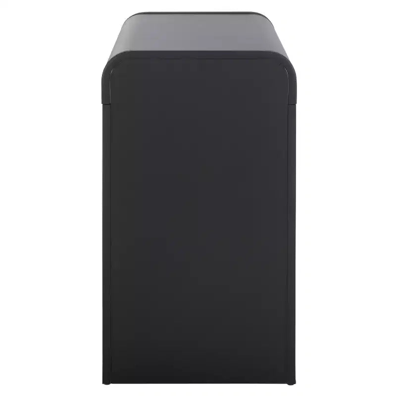 Support de rangement à roulettes noir / chêne / blanc pour équipements de sport, métal et MDF, rangement au sol