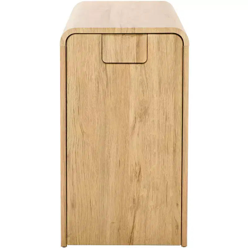 Support de rangement à roulettes noir / chêne / blanc pour équipements de sport, métal et MDF, rangement au sol