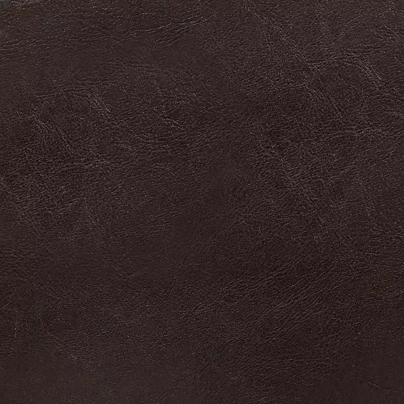 Ottoman de rangement en similicuir noir/espresso, 1 place