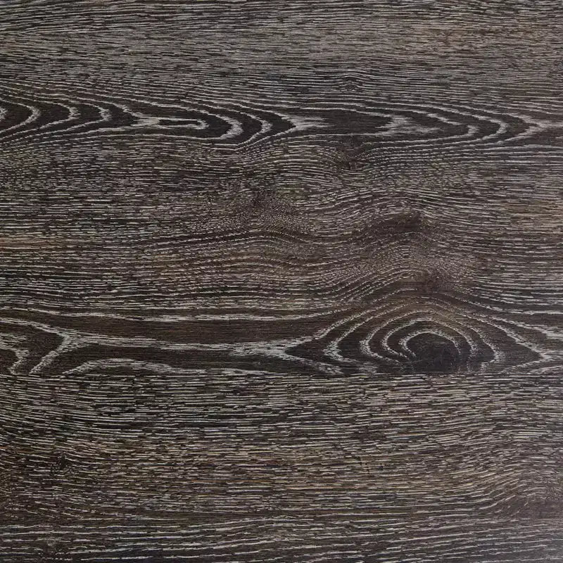 Table à manger grise de 168 cm avec pieds coniques, 6 places