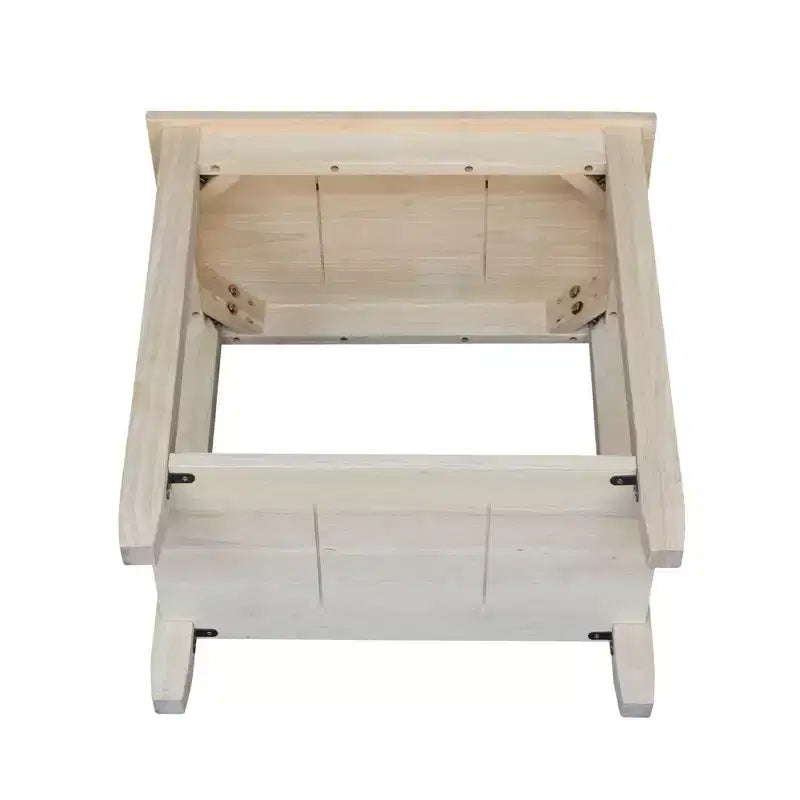Table d'appoint rectangulaire beige avec étagère, 1 pièce