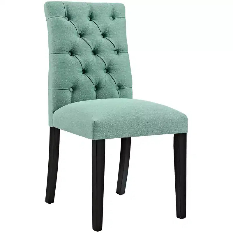 Chaise de salle à manger en tissu Duchess