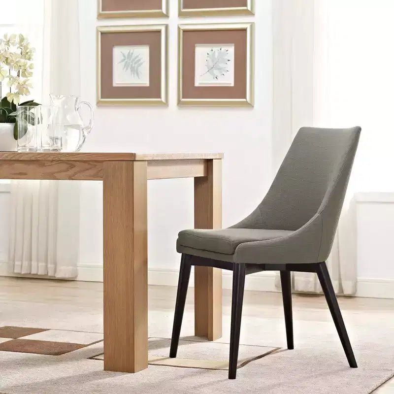 Chaise de salle à manger sans accoudoirs en tissu pour 1 – Plusieurs coloris