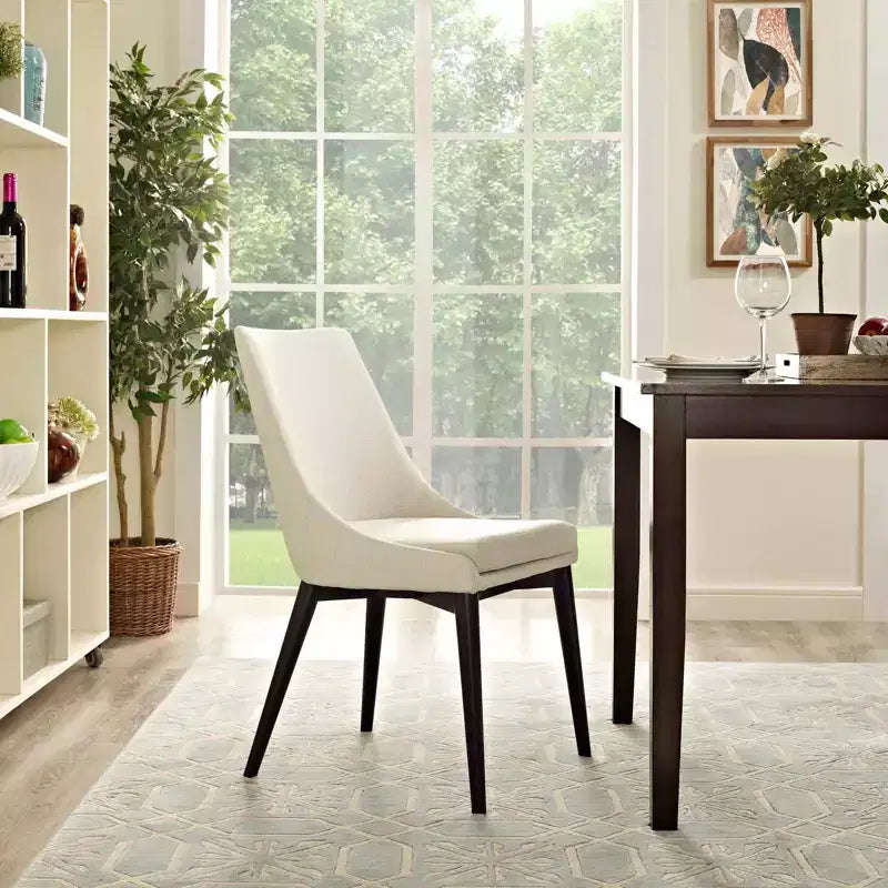 Chaise de salle à manger sans accoudoirs en tissu pour 1 – Plusieurs coloris
