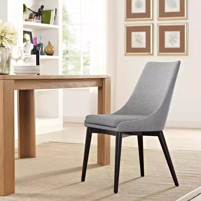 Chaise de salle à manger sans accoudoirs en tissu pour 1 – Plusieurs coloris
